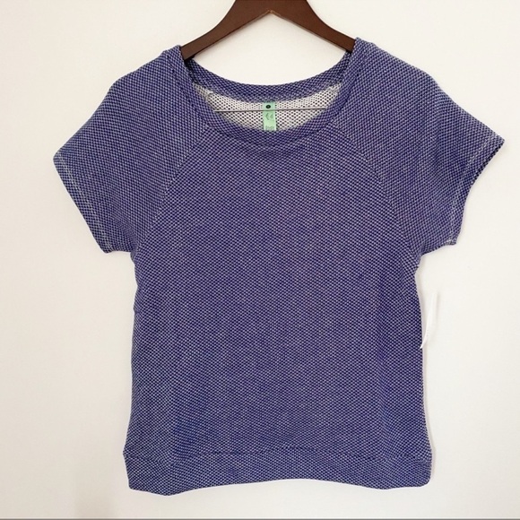 Honeydew Intimates Tops - Honeydew Blue Short Sleeve Round Neck Knit Top Size Large NEW Nordstrom Pullover